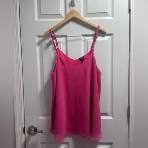 Torrid Sophie Pink V-Neck Adjustable Strap Camisole